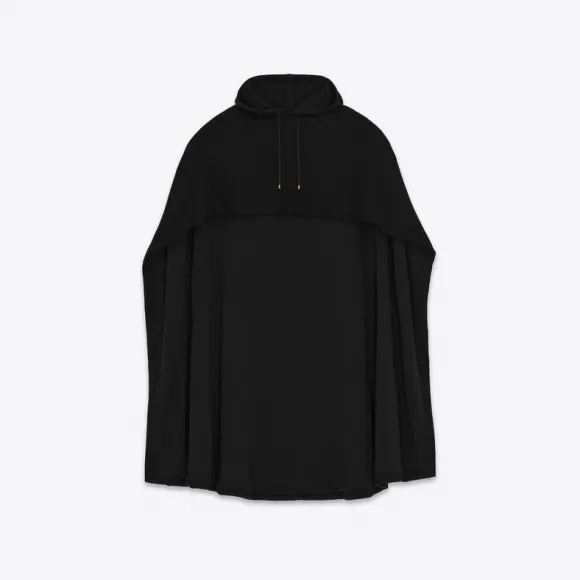 伊夫圣罗兰/Yves Saint laurent 起绒布连帽斗篷 737737Y36SW1000