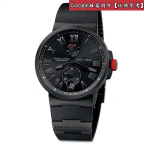 雅典/Ulysse Nardin 航海系列 钛金属/不锈钢 自动机械 男表 1183-122LE-3C-BLACK-BQ