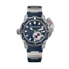 雅典/Ulysse Nardin 潜水系列 钛金属，逆时针单向潜水计时表圈，部分橡胶覆盖 自动机械 男表 3203-500LE-3-93-HAMMER