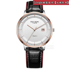 天王/Tianwang 不锈钢间电玫瑰金  T-WING系列 石英机芯 男表 GS31069TP.D.LB.S