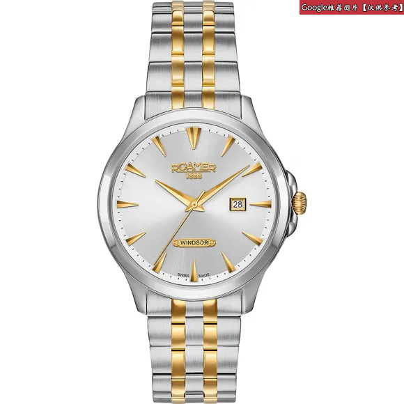 罗马表/Roamer 索洛图恩II 全实心不锈钢表壳 瑞士全自动机械机芯 546660-47-15-50