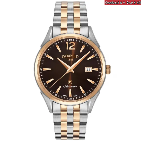 罗马表/Roamer 瑞美系列 全实心不锈钢表壳 瑞士全自动机械机芯 550660-49-65-50