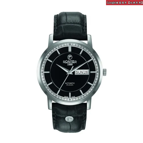 罗马表/Roamer 瑞美IV系列 全实心不锈钢表壳 瑞士全自动机械机芯 570637-41-55-05