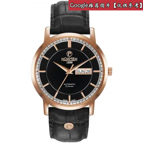 罗马表/Roamer 瑞美IV系列 全实心不锈钢表壳 瑞士全自动机械机芯 570637-49-55-05