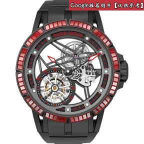 罗杰杜彼/RogerDubuis Skeleton flying tourbillon with gem-set rubber bezel | RDDBEX0530 RDDBEX0530