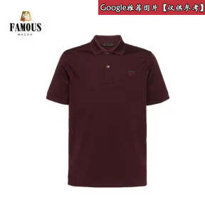 普拉达/Prada 酒红色  Polo衫 UJN444 XGS F0007