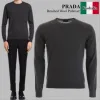普拉达/Prada 羊毛圆领毛衫 UMM984-C5W-F0308