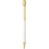 卡地亚/Cartier CROP000113 - Santos de Cartier白色亮漆书写笔 - 小号款 白色亮漆 镀金饰面
