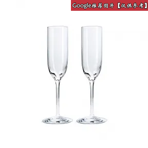 蒂芙尼/Tiffany 人工吹制玻璃笛形香槟对杯 两件套 11671373
