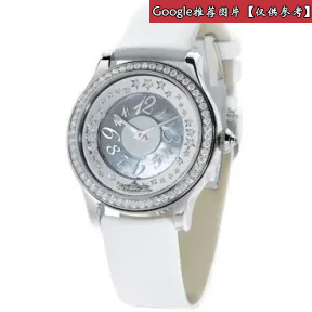 积家/Jaeger LeCoultre 高级珠宝腕表系列 18k白金 镶钻 自动机械机芯 女表 Q12034S3