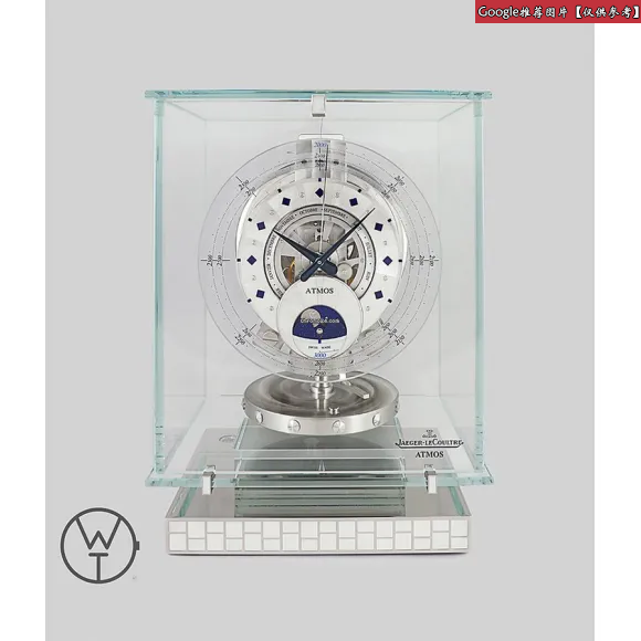 积家/Jaeger LeCoultre ATMOS 空气钟系列 18K白金 镶钻 自动机械机芯 男表 Q5745102