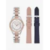 迈克高仕/Michael Kors Mini Lauryn 拼色链式腕表礼盒 MK4366991