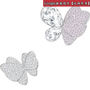 施华洛世奇/Swarovski 胸针 Gemina 胸针, 白色 5255779