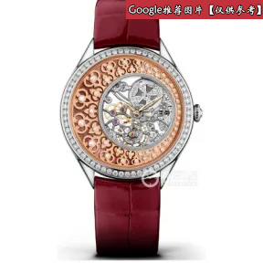 江诗丹顿/Vacheron Constantin MéTiers D'Art艺术大师系列 18k白金镶钻，镶嵌85颗钻石，重约1