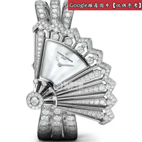 江诗丹顿/Vacheron Constantin Heures CréAtives创意时光系列 18K白金镶钻 手动机械机芯 女