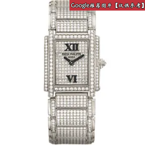 百达翡丽/Patek Philippe TWENTY 4系列 18k白金镶钻 石英机芯 女表 4908-50G-001