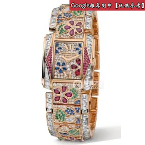 百达翡丽/Patek Philippe TWENTY~4系列  18k玫瑰金镶钻 手动机械 女表 4909-100R-001