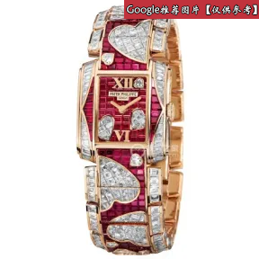 百达翡丽/Patek Philippe TWENTY~4系列  18k玫瑰金镶钻 手动机械 女表 4909-103R-001