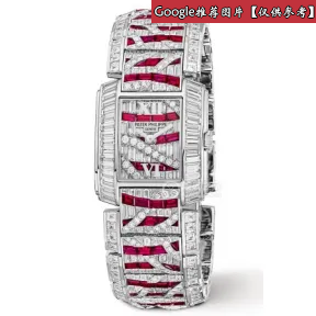 百达翡丽/Patek Philippe TWENTY~4系列  18k白金镶钻 手动机械 女表 4909-111G-001