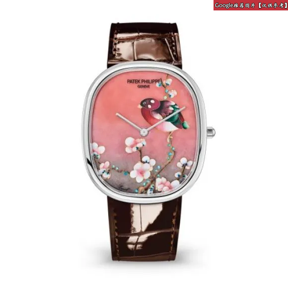 百达翡丽/Patek Philippe 珍稀工艺系列 34.5MM 18k白金 自动机械 女表 5738-50G-010