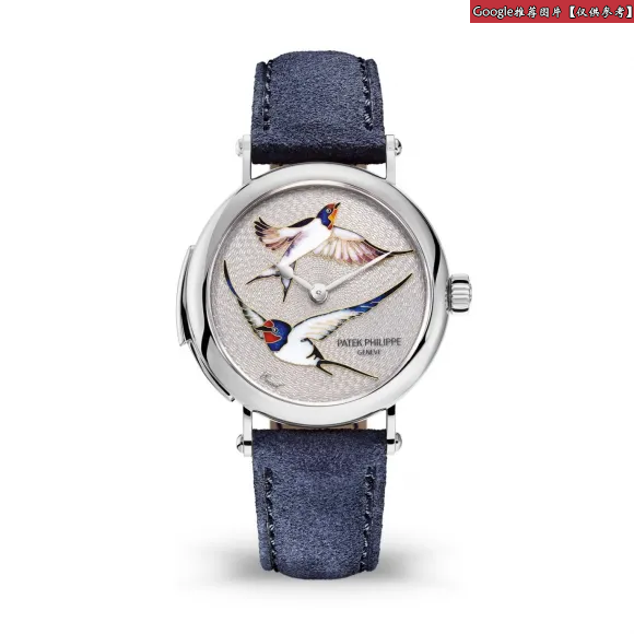 百达翡丽/Patek Philippe 珍稀工艺系列 33.7MM 18k白金  女表 7000-50G-010