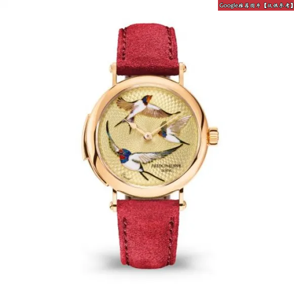 百达翡丽/Patek Philippe 珍稀工艺系列 33.7MM 18k玫瑰金  女表 7000-50R-010