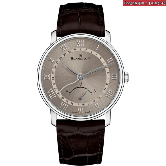 宝珀/Blancpain 经典系列系列 18k白金 40毫米 自动机械 男表 6653-1504-55B