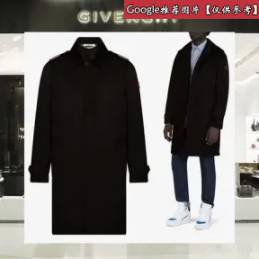 纪梵希/Givenchy 男士 人造皮草和皮革大衣 BMC01E1150-461