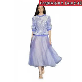  花朵蕾丝卫衣套装 ASU16234MDXH-IV-MAG