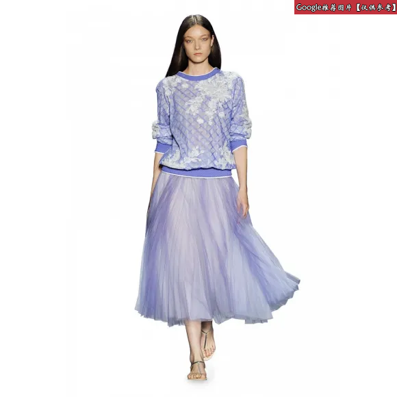  花朵蕾丝卫衣套装 ASU16234MDXH-IV-MAG