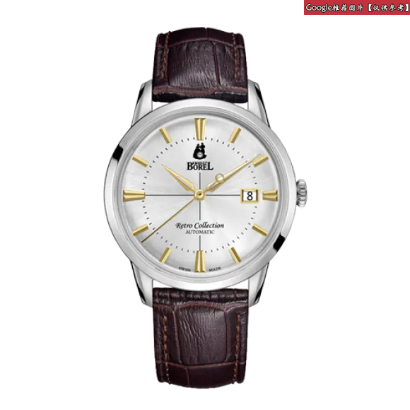 依波路/Ernest Borel 316L精钢 自动机械机芯 手表 N0712G0A-MS5S