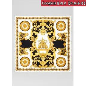 范思哲/Versace Il Tempio印花方巾 IFO9001-IT03115_I7080