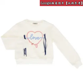 品高/Pinko 女孩喜欢霓虹灯运动衫，适合青少年和青少年 1A11HM-Y5UUZ07AA01