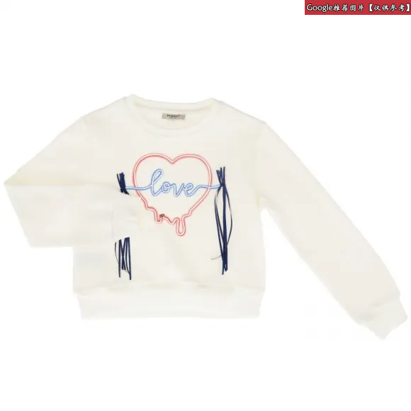 品高/Pinko 女孩喜欢霓虹灯运动衫，适合青少年和青少年 1A11HM-Y5UUZ07AA01