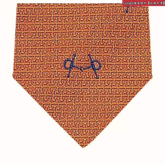 爱马仕/Hermes 灰色 Tie 7 Mors Grec领带 H339262T_07