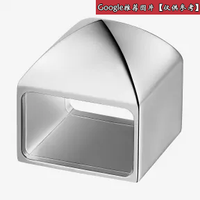 爱马仕/Hermes 灰色 Clou Medor丝巾扣 H601933S_00