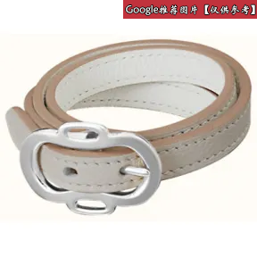 爱马仕/Hermes 灰色 Mini Mors丝巾扣 H601973S_00