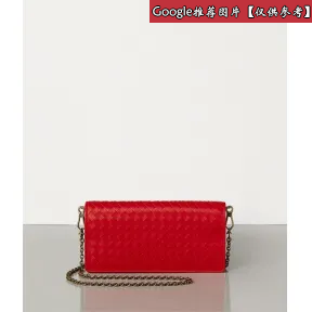 葆蝶家/Bottega Veneta  红色 羊皮 链条包 510564-VO0AD-8913