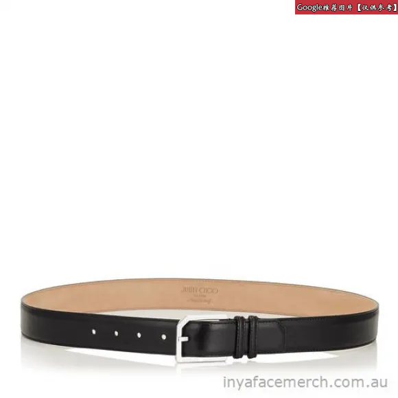 Jimmychoo/吉米周 海军小牛皮皮带 ALBIECLF040014