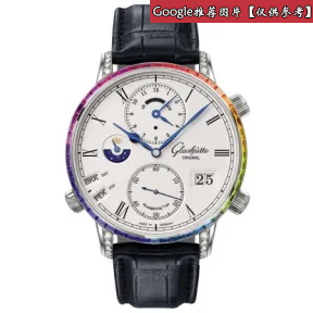 格拉苏蒂/Glashutte Original 议员系列 44MM 18k白金 自动机械机芯 男表 1-89-02-01-40-30