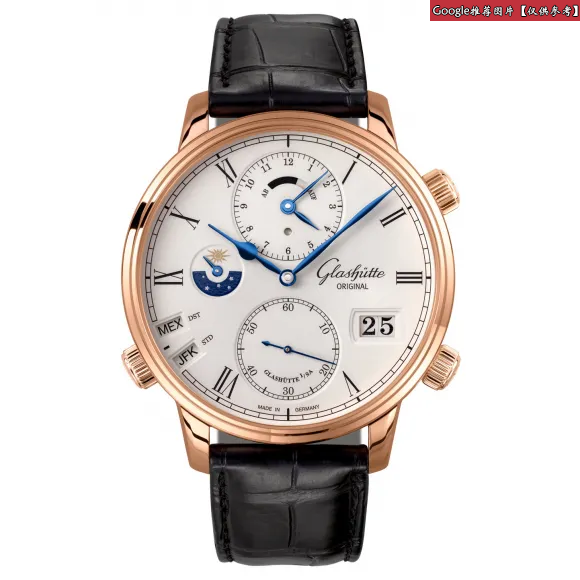 格拉苏蒂/Glashutte Original 议员系列  红金 自动机械机芯 男表 1-89-02-01-50-30