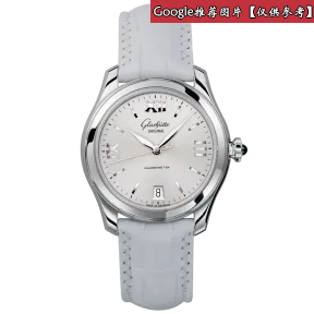 格拉苏蒂/Glashutte Original Star Collection系列 18K白金镶钻 自动机械机芯 女表 1-90-00-04-04-04