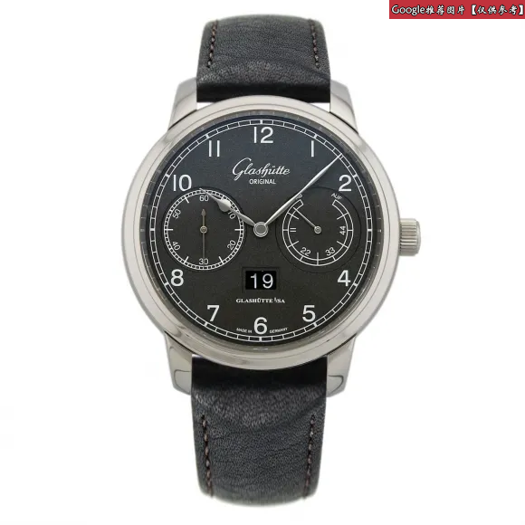 格拉苏蒂/Glashutte Original 精髓系列 18K白金 自动机械机芯 男表 100-10-15-15-04