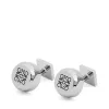 罗意威/Loewe Round Cufflink金属灰 111.08.793