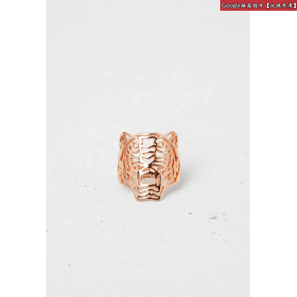 凯卓/Kenzo 金色 配件 中型老虎戒指 L65B21560010.OR.52