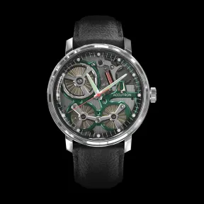 阿克特隆/Accutron SPACEVIEW 2020 43.5MM 不锈钢 自动机械机芯 手表 2ES6A001