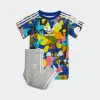 阿迪达斯/Adidas TEE DRESS SET 短袖运动套装 ED7710