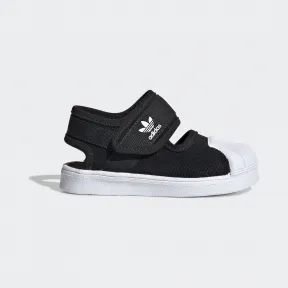阿迪达斯/Adidas ORIGINALS 1号黑色/亮白 男童|女童 SUPERSTAR 360 SANDAL I 运动凉拖学步软底鞋 EG5711