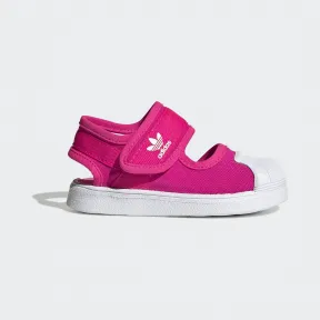 阿迪达斯/Adidas ORIGINALS 休克粉/亮白 男童|女童 SUPERSTAR 360 SANDAL I 运动凉拖学步软底鞋 EG5712
