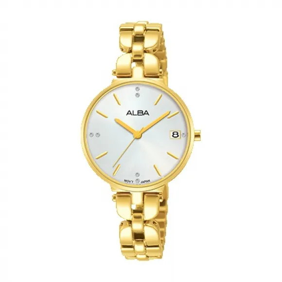 雅柏/Alba 28MM 不锈钢表壳 女表 AG8J50X1